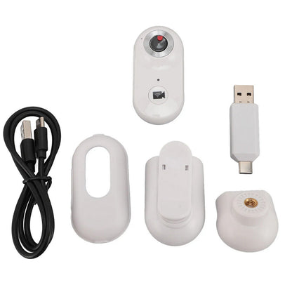 1080P Mini WiFi Action Camera Thumb Sport Video Recorder for Motorcycle White