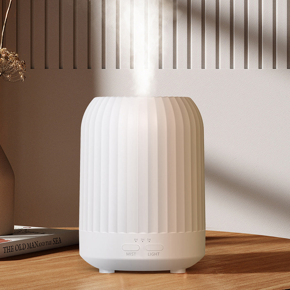 Ultrasonic Essential Oil Diffuser 250ML Small  Humidifiers with Night Light for Home Office Warm Light