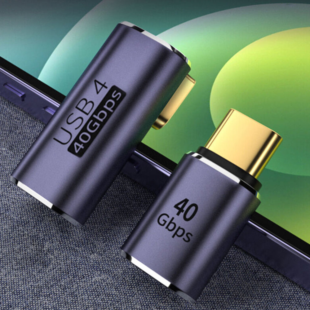 Set of 5Pcs Type C Male to Type C Female Adapter for Laptop Tablet Phones