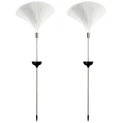 Solar Pathway Lights 4Pcs Solar Ground Lights Outdoor Garden Decor Lamp -Warm White