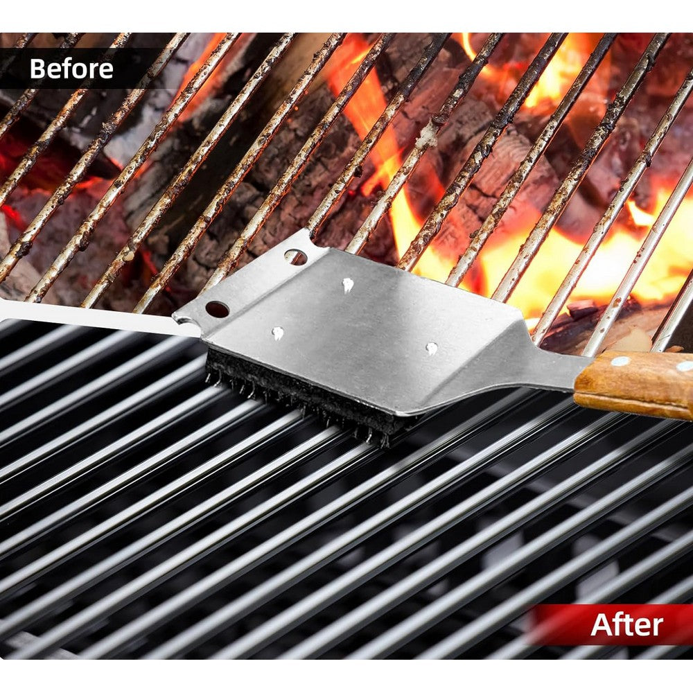 Grill Brush and Scraper for Barbecue Grill Brush for Outdoor Grill