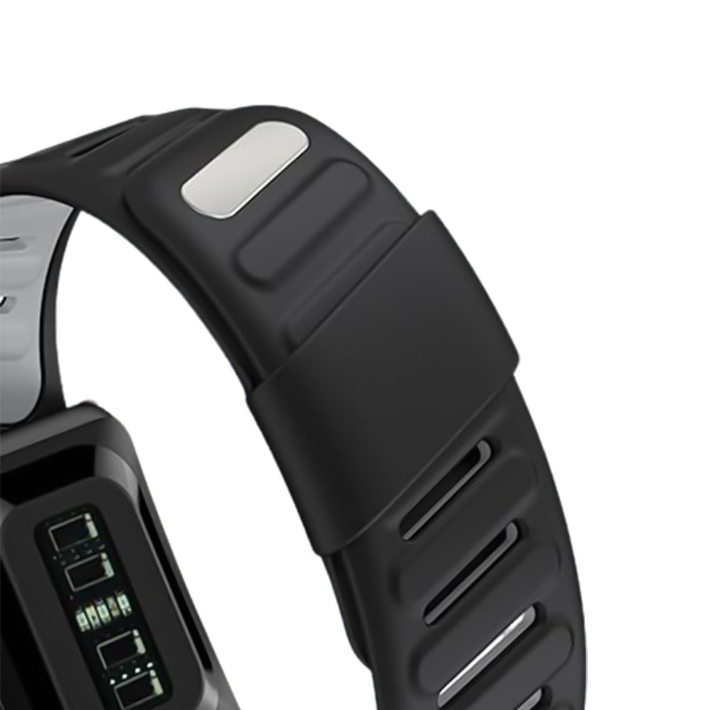 Silicone Sport Band for Whoop 5.0 Waterproof Replacement Wrist Strap Black