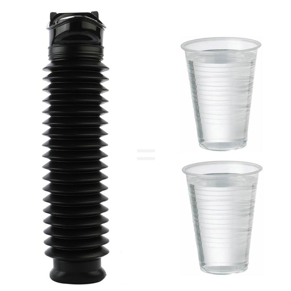 750ml Pee Bottles Collapsible Urine Bottle Car Pee Bottle For Men And Womem-Black