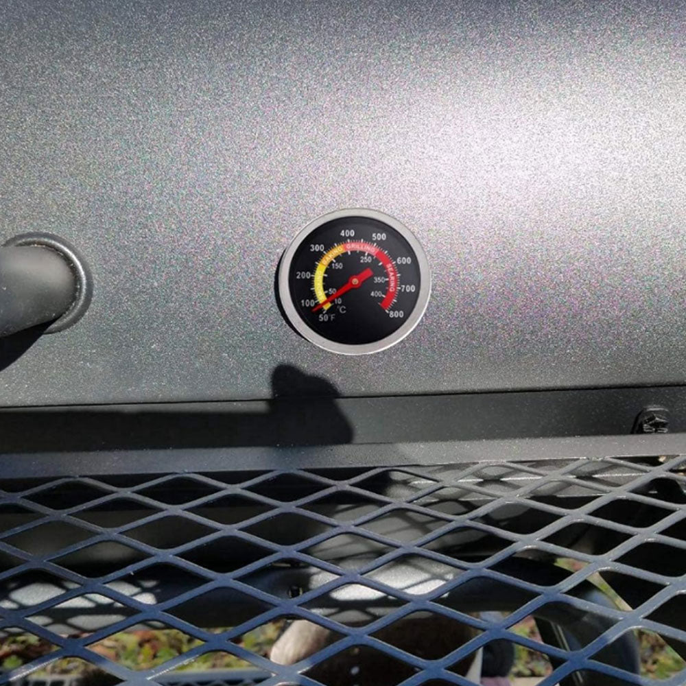 Temperature Thermometer Gauge Metal Thermostat for Barbecue BBQ Grill Smoker