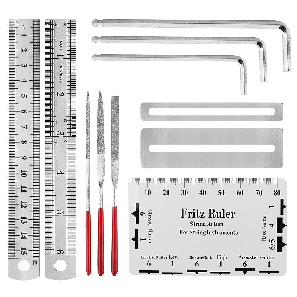 20PCS Luthier Guitar Care and Maintenance Tool Kit for Guitar Players