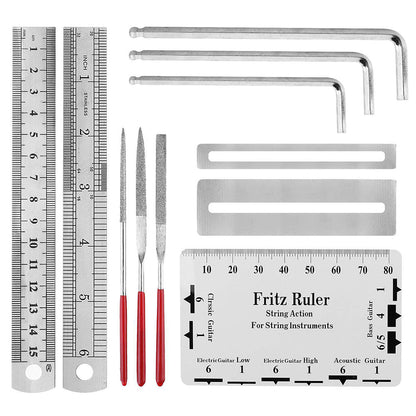 20PCS Luthier Guitar Care and Maintenance Tool Kit for Guitar Players