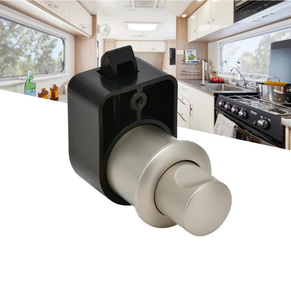Push Button Latch Cupboard Kitchen Door Lock Caravan RV Hardware Accessories