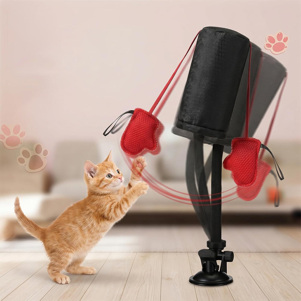 Cat Punching Bag Toy with Suction Cup