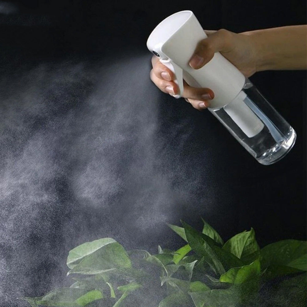 High-Pressure Continuous Mist Spray Bottle for Hair, Plants & Cleaning