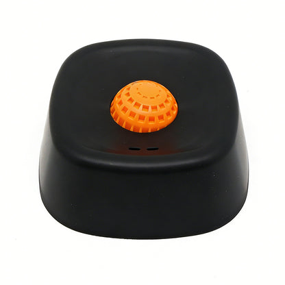 Slow Feeder Dog Bowls With Rolling Ball For Liquid Treat Training Bowl-Black