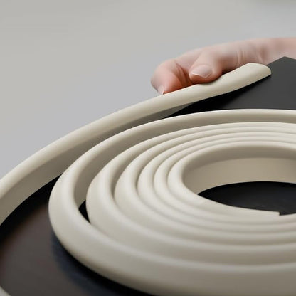 2 Piece L Shaped NBR Foam Table Edge Guards - White