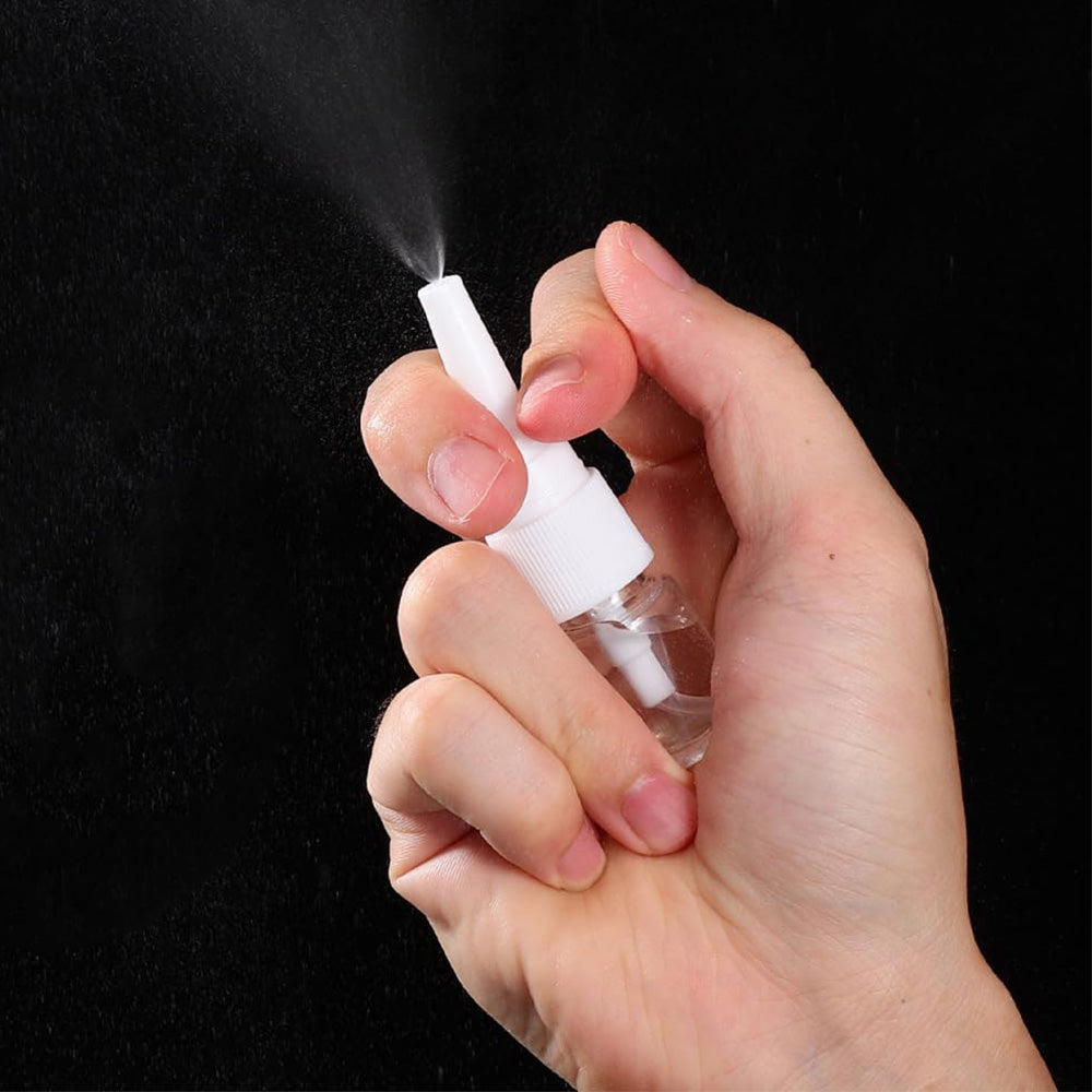 10 Piece 5 ml PET Refillable Fine Mist Spray Pump Bottles - Clear
