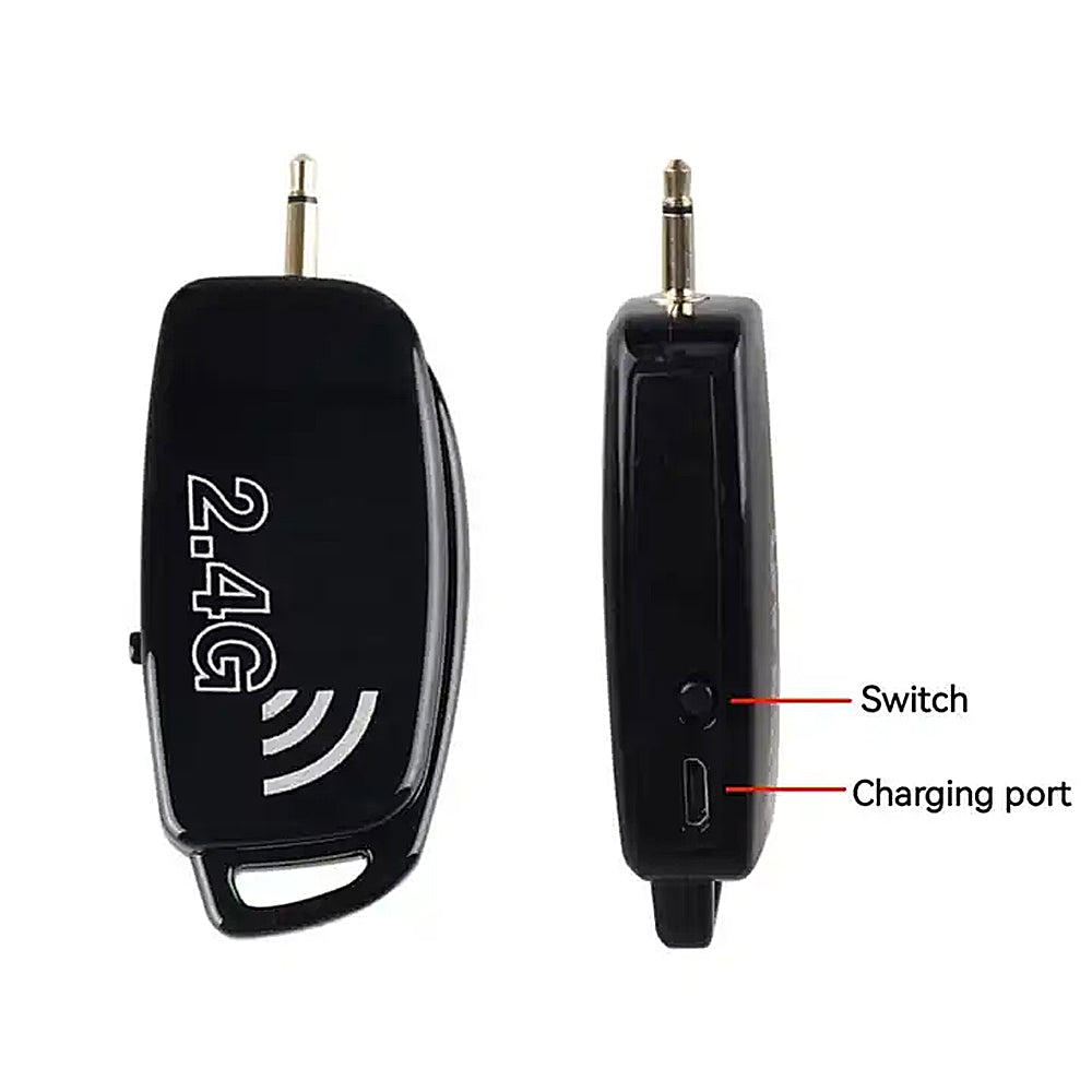 2.4G Wireless Microphone Headset 2-in-1 Hands-Free Mic Speakers