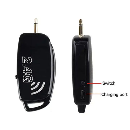 2.4G Wireless Microphone Headset 2-in-1 Hands-Free Mic Speakers