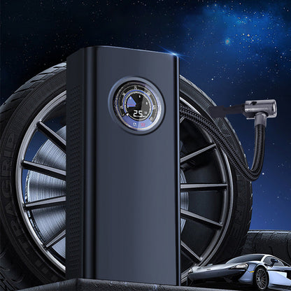 Electric Air Compressor Mini Tire Pump Wireless Inflatable Pump for Car Auto