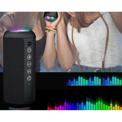 Portable Bluetooth Speaker IPX7 Waterproof Wireless Speaker for Birthday Party-black