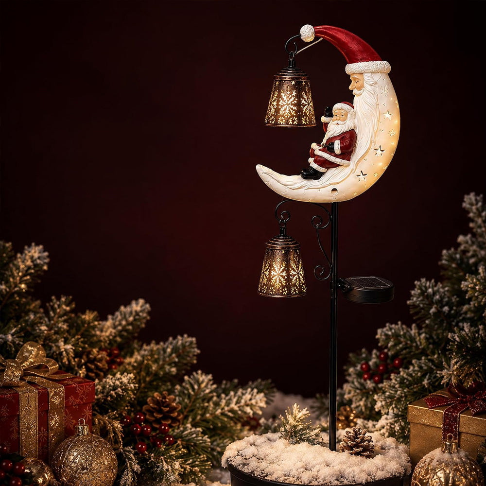 Snowman Solar Light Christmas Outdoor Garden Stake Light