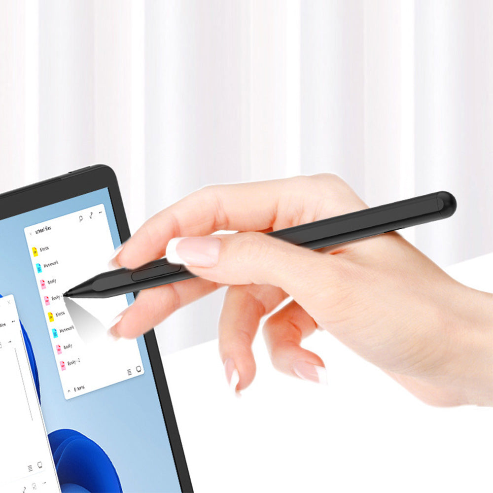 Rechargeable Stylus Pen for Microsoft Surface Pro 11 10 9 8 7 Go X-Black