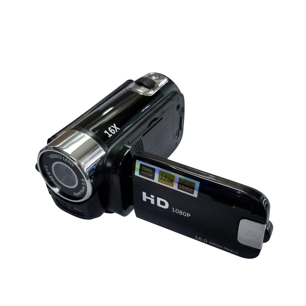 Video Camera 16MP Camcorder with 16x Digital Zoom-Black