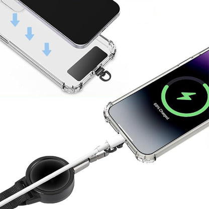 Retractable Phone Holder Locking Carabiner 360 Degree Swivel for Sports