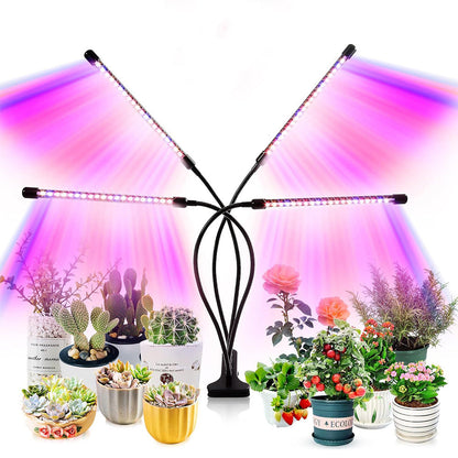 Grow Light for Indoor Plants, Red Blue Spectrum with 9 Dimmable Levels
