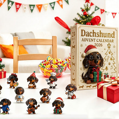 Dachshund Advent Calendar 24 Day Christmas Countdown for Adults