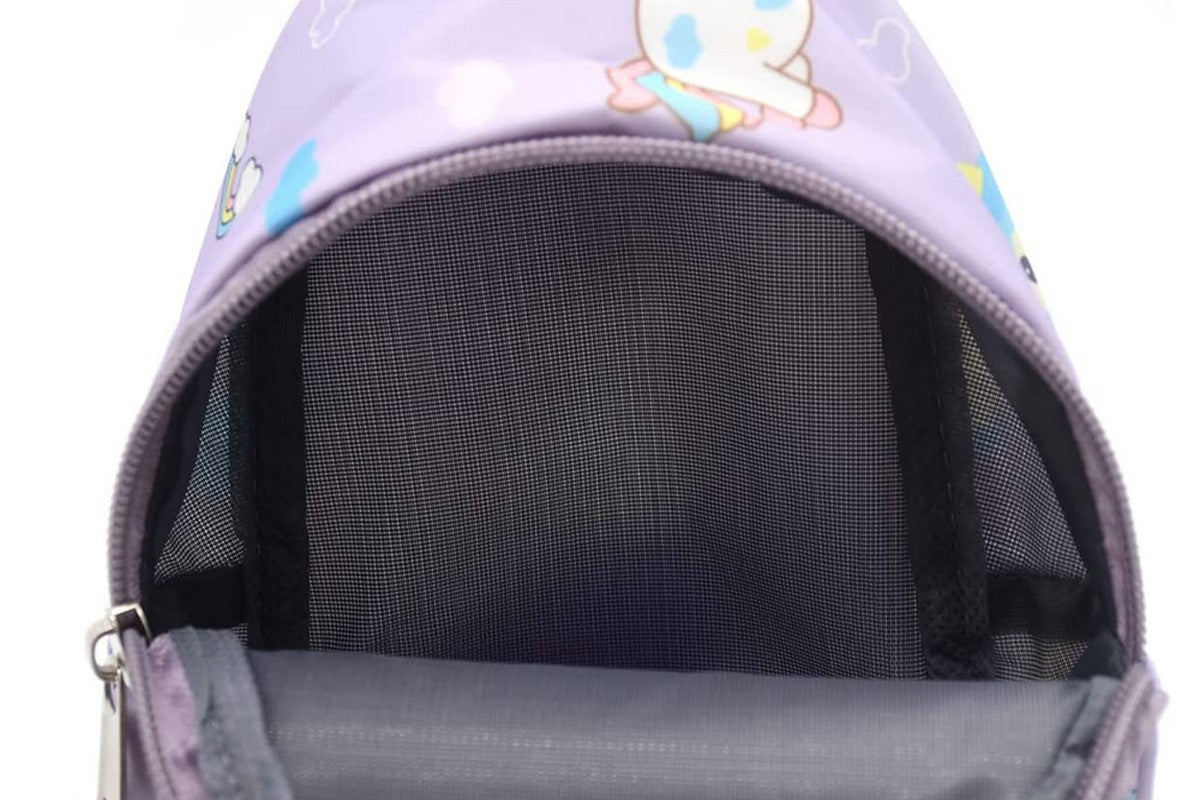 Kids Nylon Cartoon Sling Bag for Travel-Purple