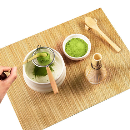 Matcha Whisk Set ââ‚?Starter Kit with Sifter Bamboo Scoop & Whisk