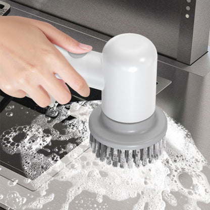 2-Speed Electric Spin Scrubber Cordless Power Cleaning Brush with 3 Brush Heads