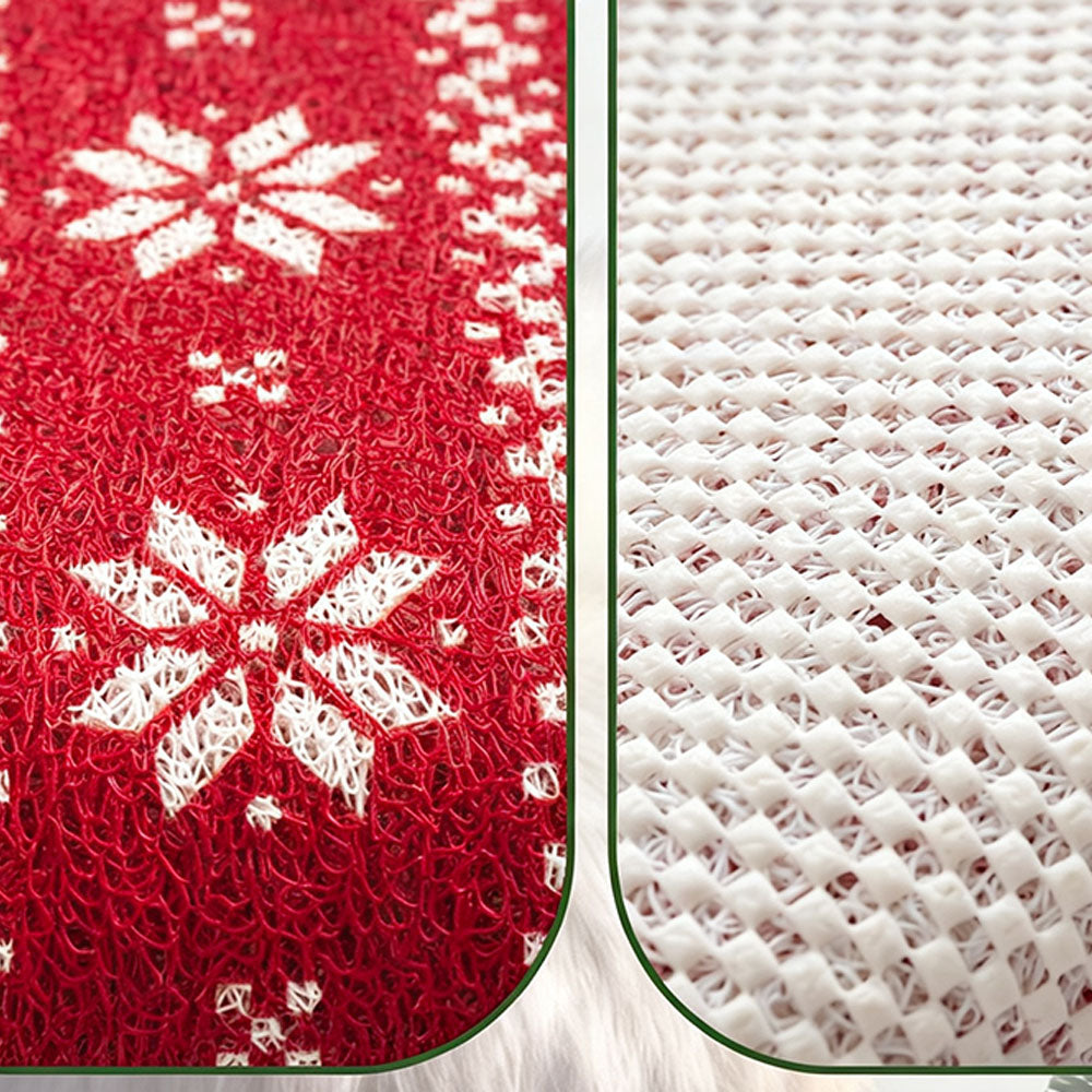 PVC Christmas Bathroom Floor Mat