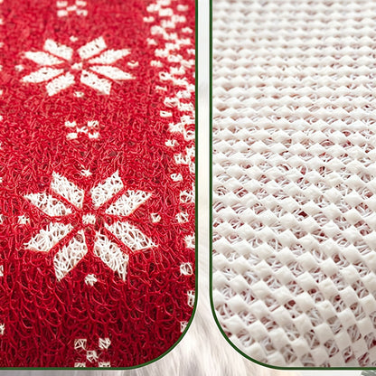 PVC Christmas Bathroom Floor Mat