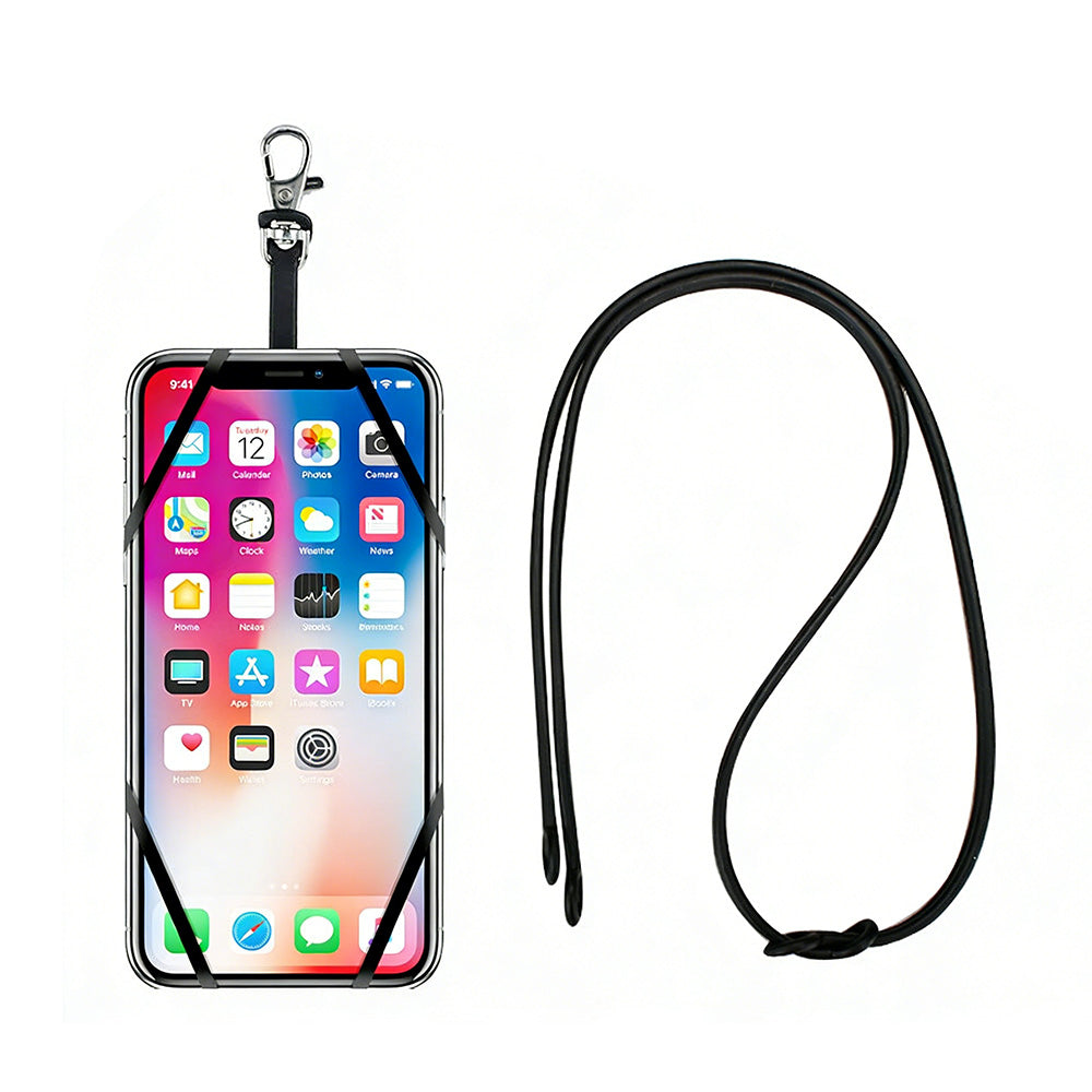 2PCS Universal Cell Phone Lanyard With Adjustable Neck Strap And Card Holder