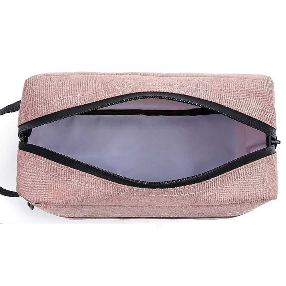 Travel Toiletry Bag Cosmetic Organizer for Women Men-Pink