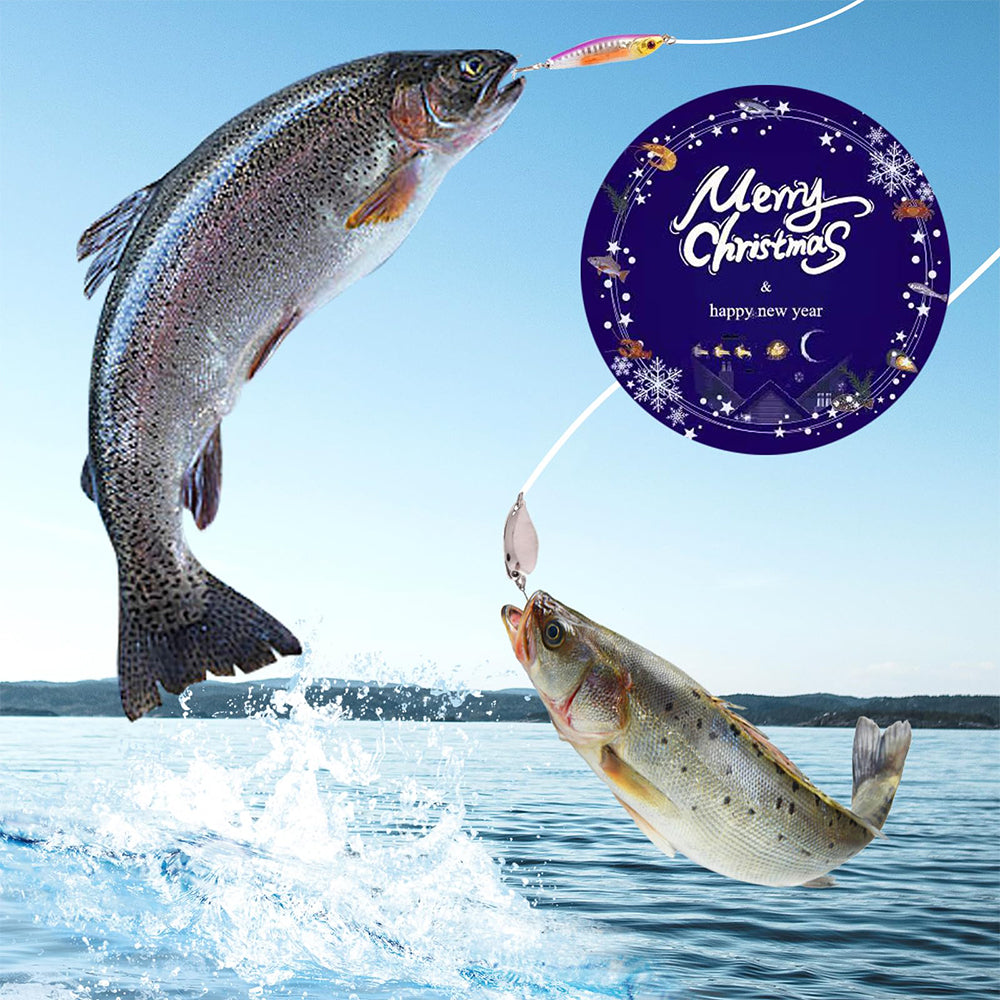 Fishing Advent Calendar 24-Day Fishing Lure Set Gifts for Men