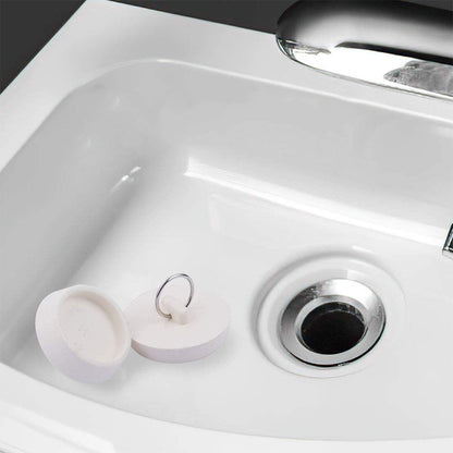 4 Pieces Sink Stoppers with Pull Rings for Basins and Bathtubs