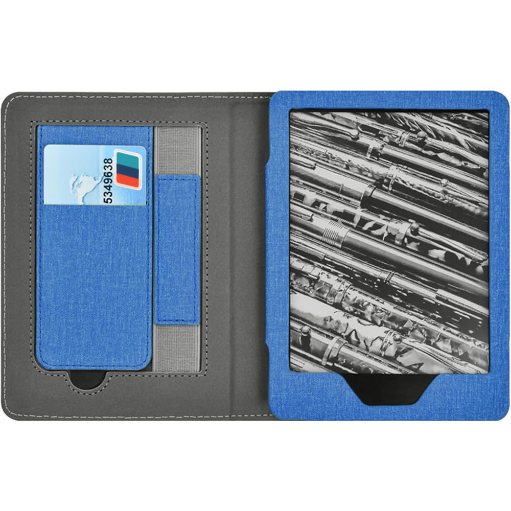 Protective Case with Stand for Kindle Paperwhite 12th Gen 2024 7 Inch-Dark Blue