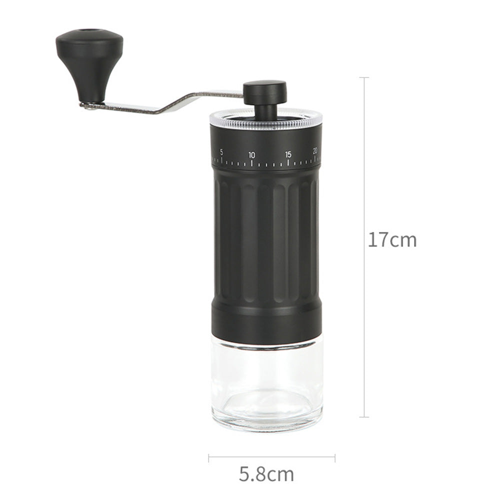 Mini Manual Coffee Grinder with 40 Adjustable Settings Portable Hand Coffee Bean Mill for Camping Office