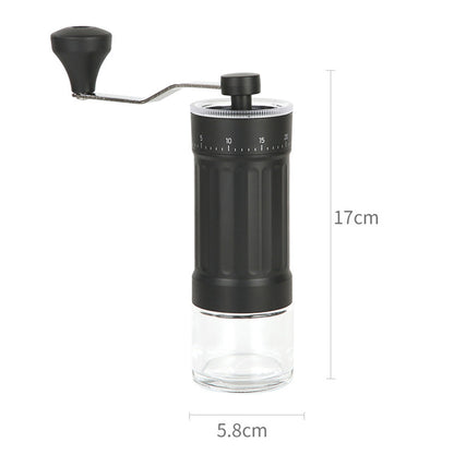 Mini Manual Coffee Grinder with 40 Adjustable Settings Portable Hand Coffee Bean Mill for Camping Office