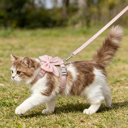 Adjustable Anti Escape Cat Harness Leash