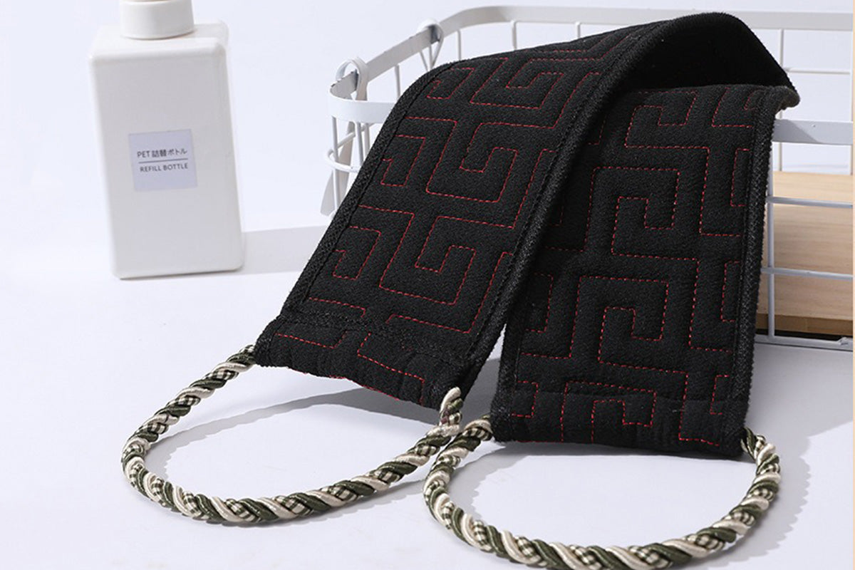 2Pcs Exfoliating Washcloth Back Scrubbers Body Scrubbers Exfoliation Towels