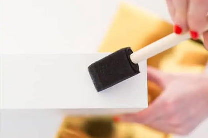 20Pcs 1 Inch Sponge Paint Brush Set Wood Handle Craft Touch Up Stain Brush