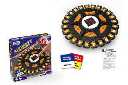 Alphabet Chess Board Game 15 Seconds And 36 Category Cards Family Games-Orange