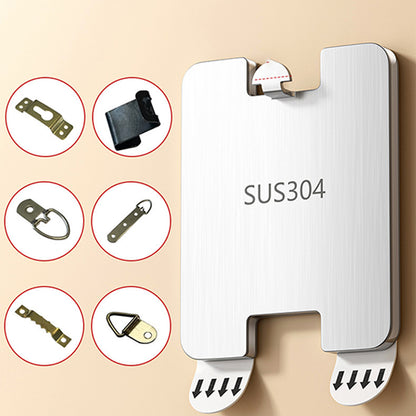 16Pcs Stainless Steel Picture Hangers Wall Hooks