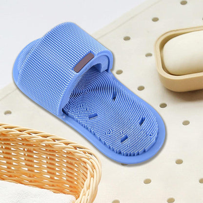 Exfoliating Shower Feet Foot Scrubber Massager Cleaner Washer Wash Slipper Brush