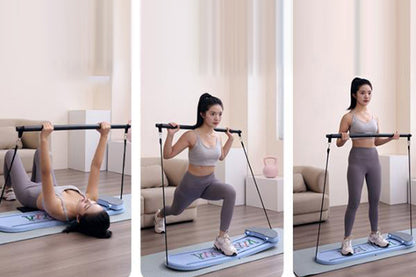 Pilates Board Multifunctional Ab Core Trainer Foldable for Full-Body Toning