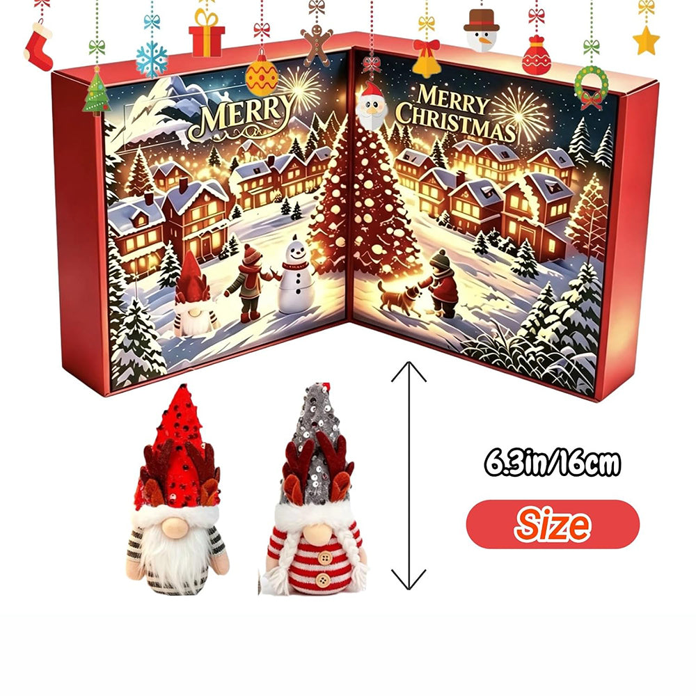 Christmas Gnome Advent Calendar 24 Gnomes Daily Surprise