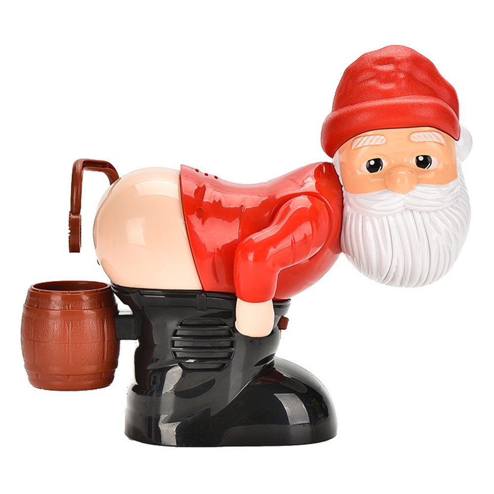 Funny Santa Claus Bubble Machine with Light and Music Automatic Bubble Blower Machine for Christmas