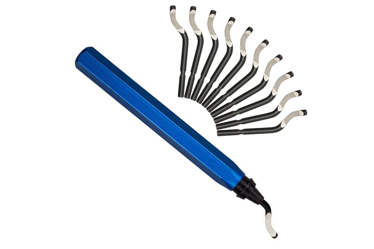 Deburring Tool with 10 High Speed Steel Blades Deburring Tool 3D Printing