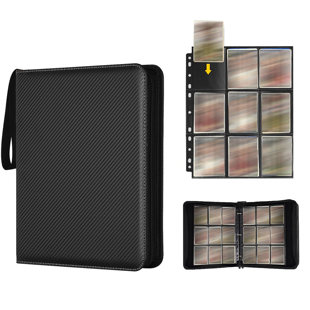 1080 Pockets Card Binder with Zipper Handle Card Holder