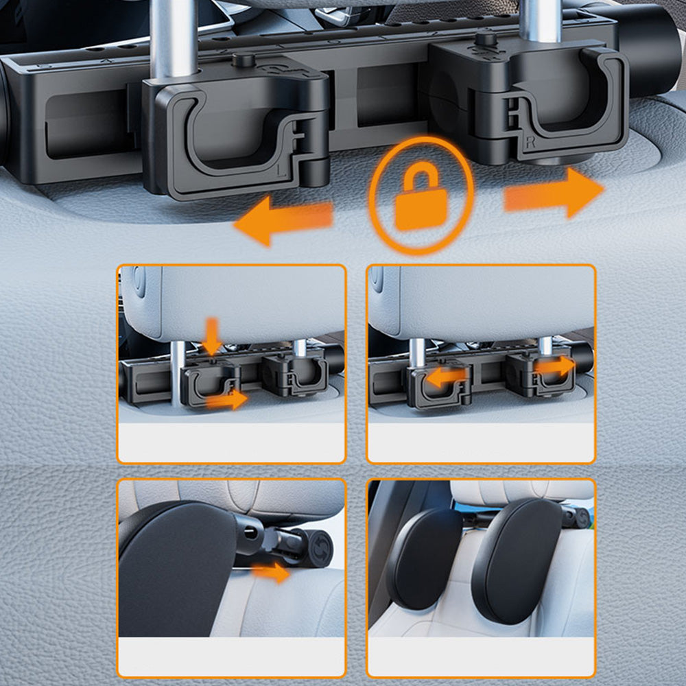 Adjustable Car Seat Pillow Headrest Neck Support Sleep Cushion Pad